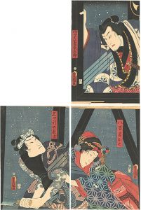 Toyokuni III / A Scene from a Kabuki Play [芝居絵]