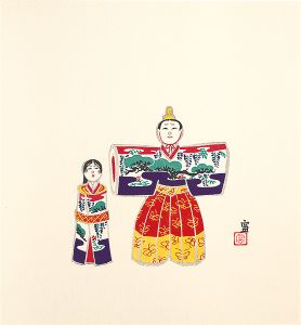 徳力富吉郎「雛人形（仮題）」