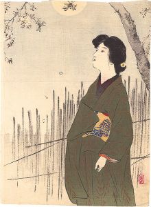Takeuchi Keishu / Kuchi-e Print