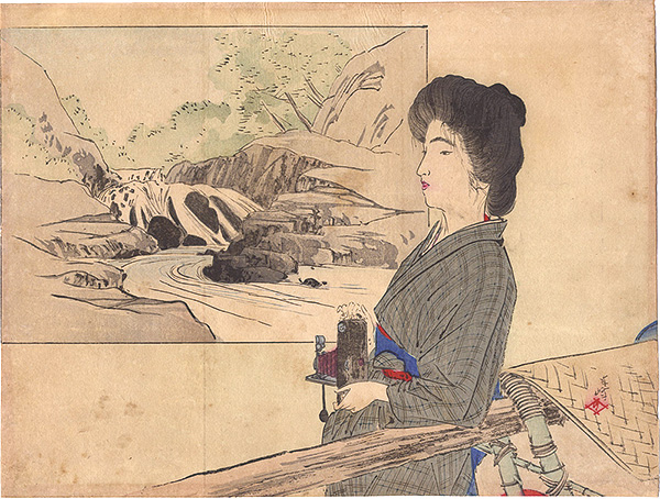 筒井年峰「木版口絵」