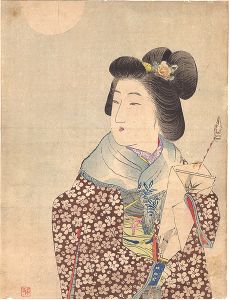 Suzuki Kason / Kuchi-e Print