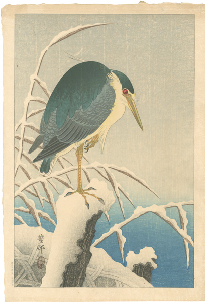 Ohara Koson(Shoson) “Gray Heron”