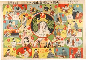 高畠華宵「七転八起開運出世双六」