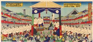 勧進大相撲土俵入図
