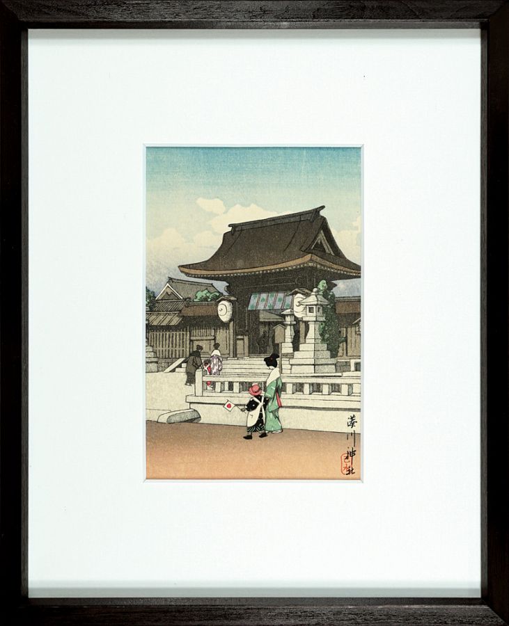 Kawase Hasui “Minatogawa Shrine, Kobe”