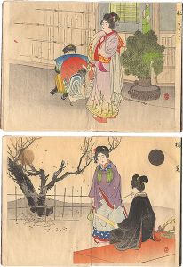 Ikeda Terukata / Customs of Beauties in the Twelve Months (tentative title)