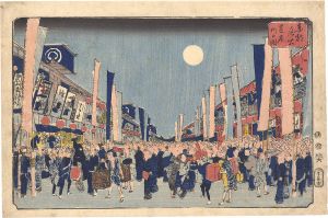 東都名所　芝居町の図