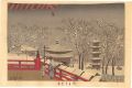 Sensoji Temple in Snow