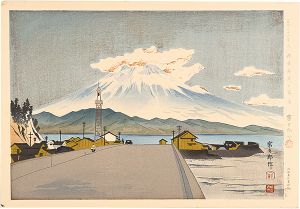 Tokuriki Tomikichiro / Thirty-Six Views of Mt. Fuji / Fuji of Okitsu Beach