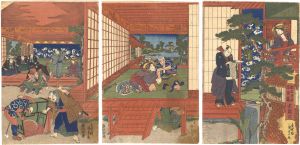 Kunisada I / The Storehouse of Loyal Retainers / Act 7 [仮名手本忠臣蔵　七段目]