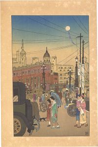 Nakazawa Hiromitsu / Nihonbashi in Early Spring