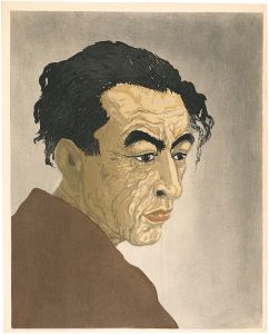 Onchi Koshiro / Author of Ice Isle (Portrait of S. Hagiwara)