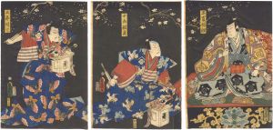豊国三代「御国松曽我中村」
