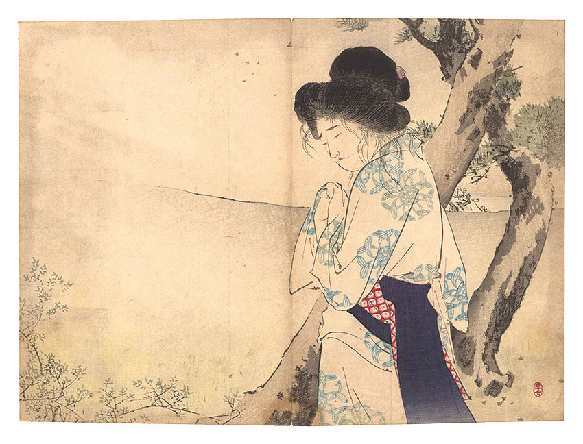 Mizuno Toshikata “Kuchi-e Print”
