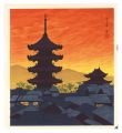 Evening View of Kyoto