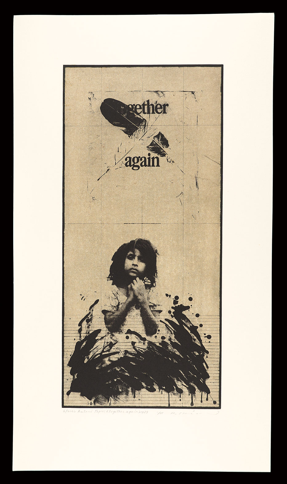 Ikeda Ryoji “ à/avec Antoni Tàpies Together again,1979”
