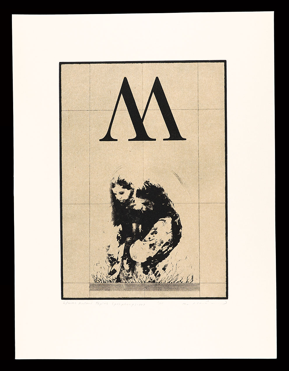 Ikeda Ryoji “à/avec Antoni Tàpies Propheｃｙ,1979”