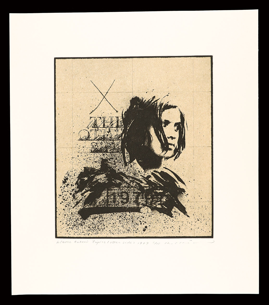 Ikeda Ryoji “à/avec Antoni Tàpies OTHER SIDE,1979”