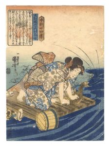 国芳「本朝廿四孝　大和国竹の内村今女」