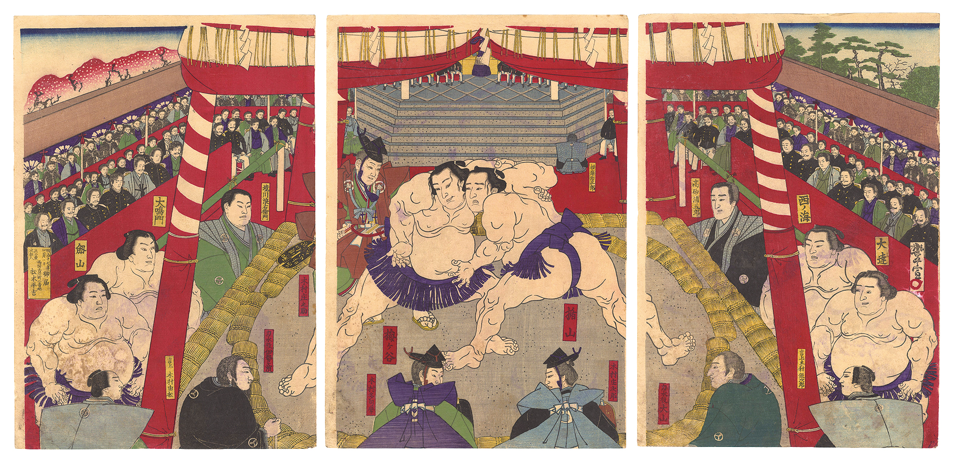 豊宣「相撲絵」
