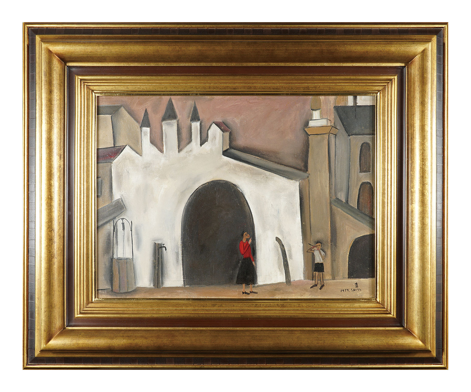 Saito Shinichi “Street corner of Avila（Spain）”