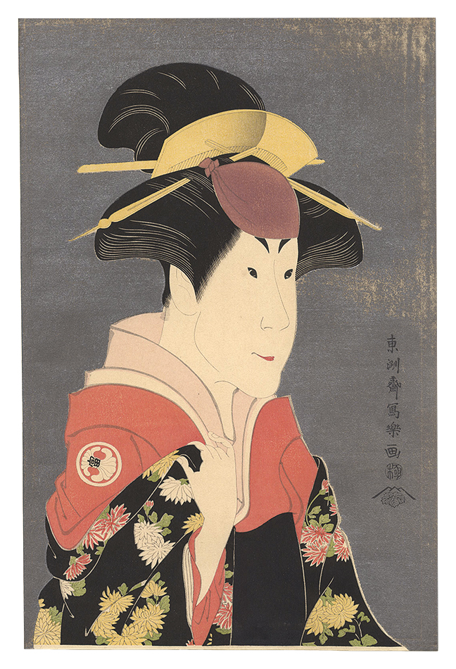 Sharaku “Actor Segawa Tomisaburo II as Yadorigi, Wife of Ogishi Kurando 【Reproduction】”