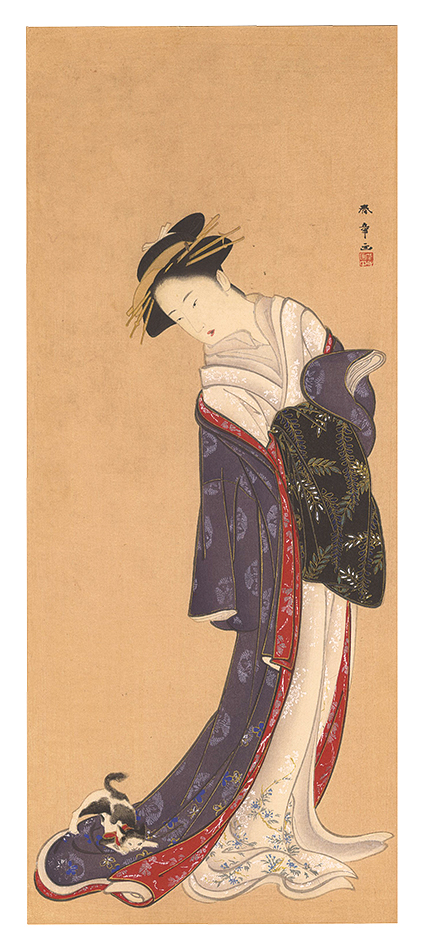 Shunsho “Standing Woman 【Reproduction】”
