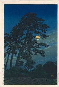 Twenty Views of Tokyo / Moon at Magome 