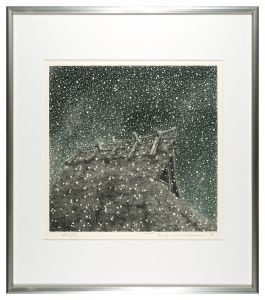 雪と葺屋根