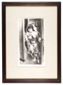 Nude at door