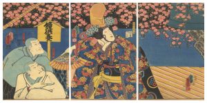 国芳「隅田川対高賀紋」