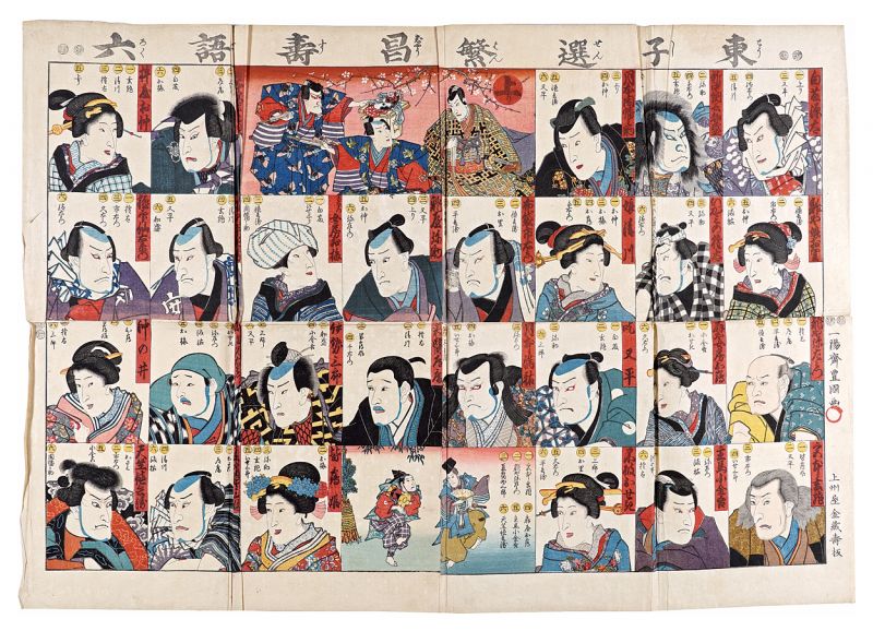 Toyokuni III “Toshisen Hanjo Sugoroku”