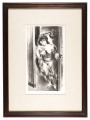 Nude at door