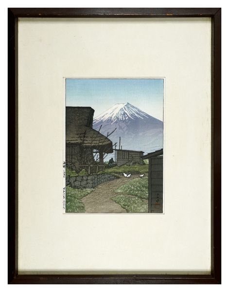 Kawase Hasui “Mount Fuji Seen from Funatsu”