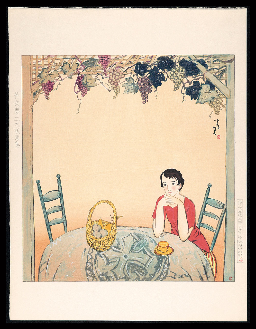 Takehisa Yumeji “At recess-2”