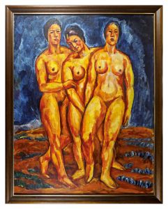 Onchi Koshiro / Three women