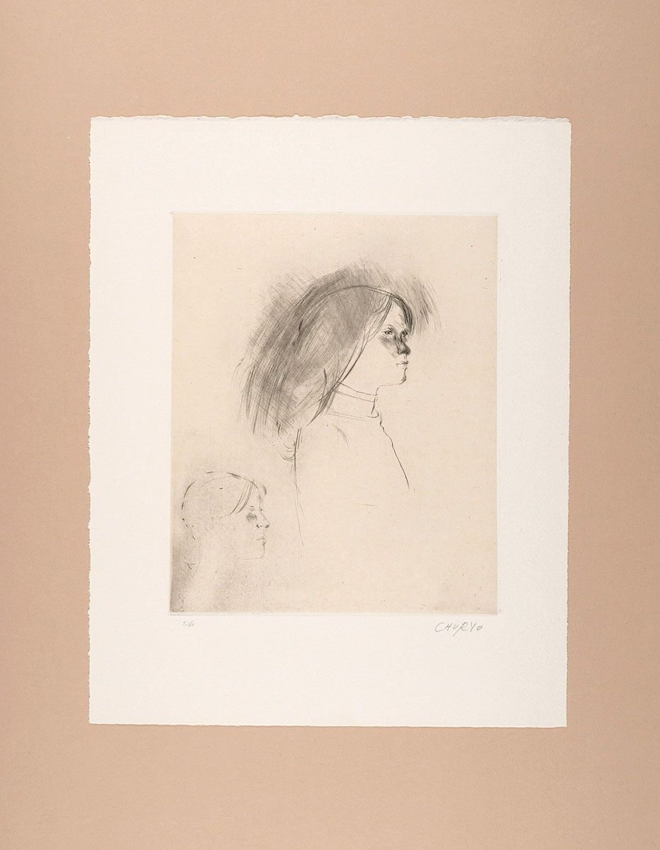 佐藤忠良「顔（二人）」