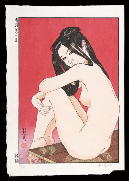 Paul Binnie “Comparison of Beauties in Eastern Brocade / Veranda”