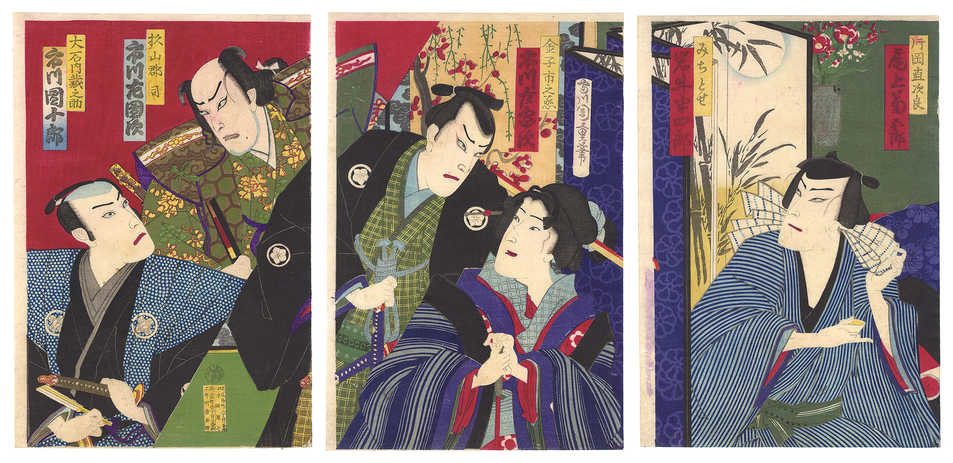 Chikashige “Kabuki Play: Kumo ni Magau Ueno no Hatsuhana”