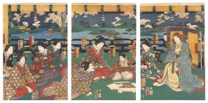 Toyokuni III / Scene from a Kabuki Play [芝居絵]
