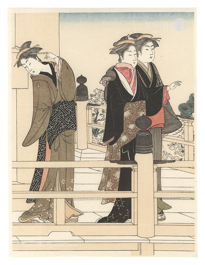 Masanobu “Woman on the Balcony【Reproduction】 ”