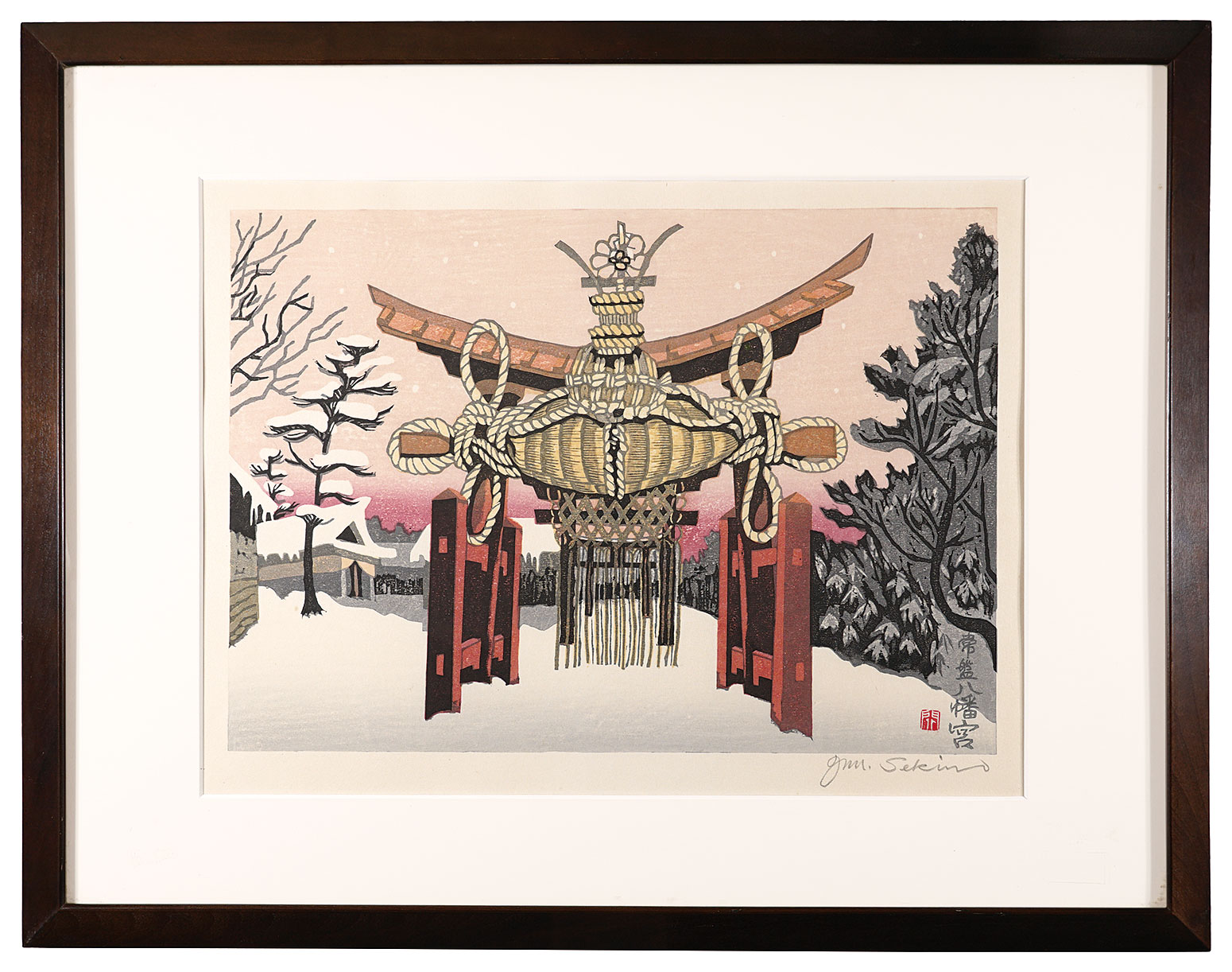 関野凖一郎「常盤八幡宮」
