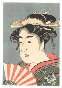 Shunko / The actor Ichikawa Monnosuke Ⅱas Osome 【Reproduction】 [二世市川門之助のお染【復刻版】]