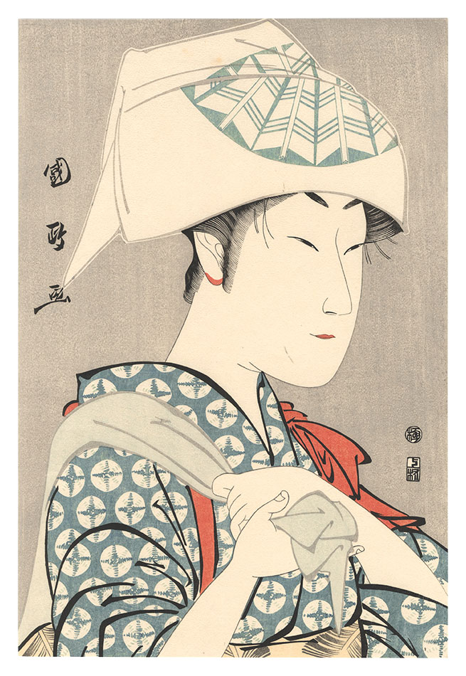 Kunimasa “Actor Nakamura Noshio II as a White Fox Disguised as Kuzunoha 【Reproduction】【Reproduction】”