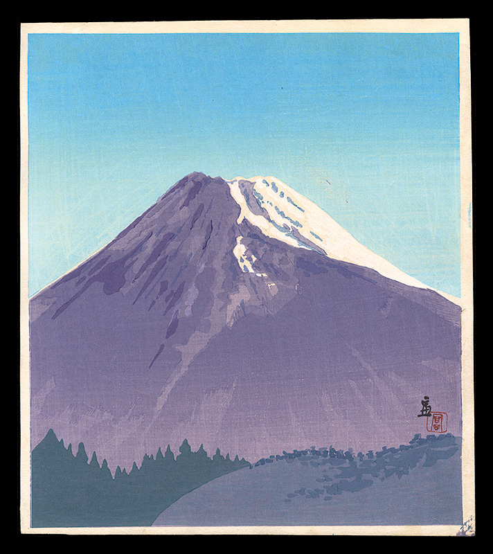 徳力富吉郎「富士山（仮題）」