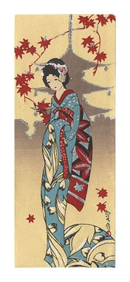 小林かいち「木版絵封筒」