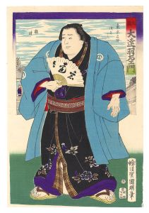相撲絵　大泉 大達羽左エ門