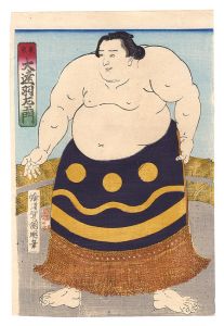 相撲絵　東京 大達羽左エ門