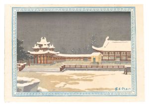 徳力富吉郎「雪景（仮題）」