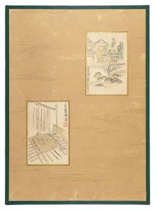 自筆画 伊豆湯ケ野温泉・上州薬師の湯 / 前川千帆